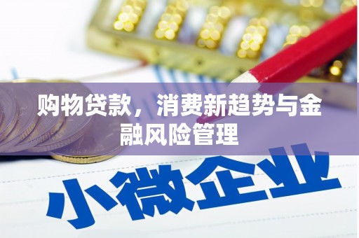 福田购物贷款，消费新趋势与金融风险管理