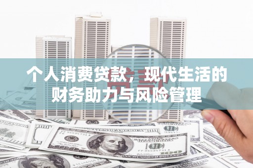 阜城个人消费贷款,现代生活的财务助力与风险管理 阜城个人消费贷款,现代生活的财务助力与风险管理