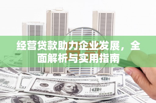 北市经营贷款助力企业发展，全面解析与实用指南