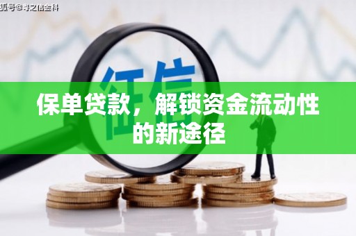 四子王旗保单贷款，解锁资金流动性的新途径