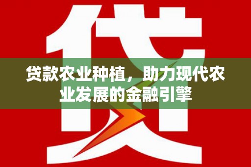 厦门贷款农业种植，助力现代农业发展的金融引擎