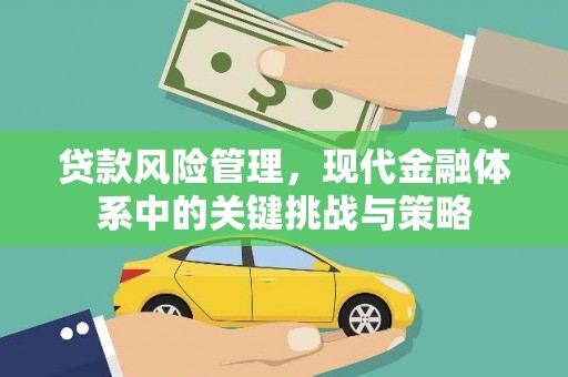 玉山贷款风险管理，现代金融体系中的关键挑战与策略