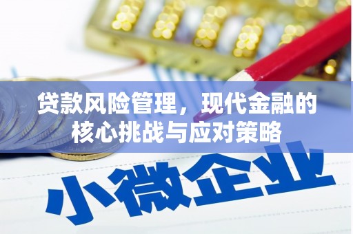 佳里贷款风险管理，现代金融的核心挑战与应对策略