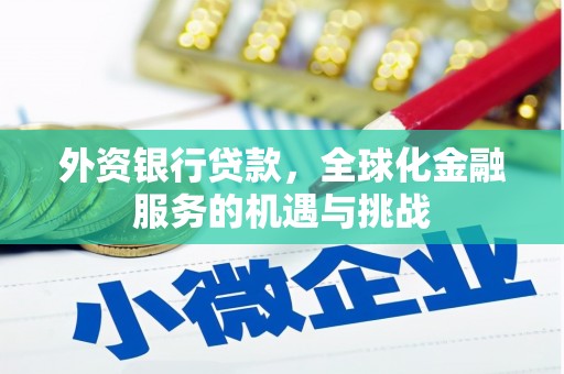 那曲外资银行贷款，全球化金融服务的机遇与挑战